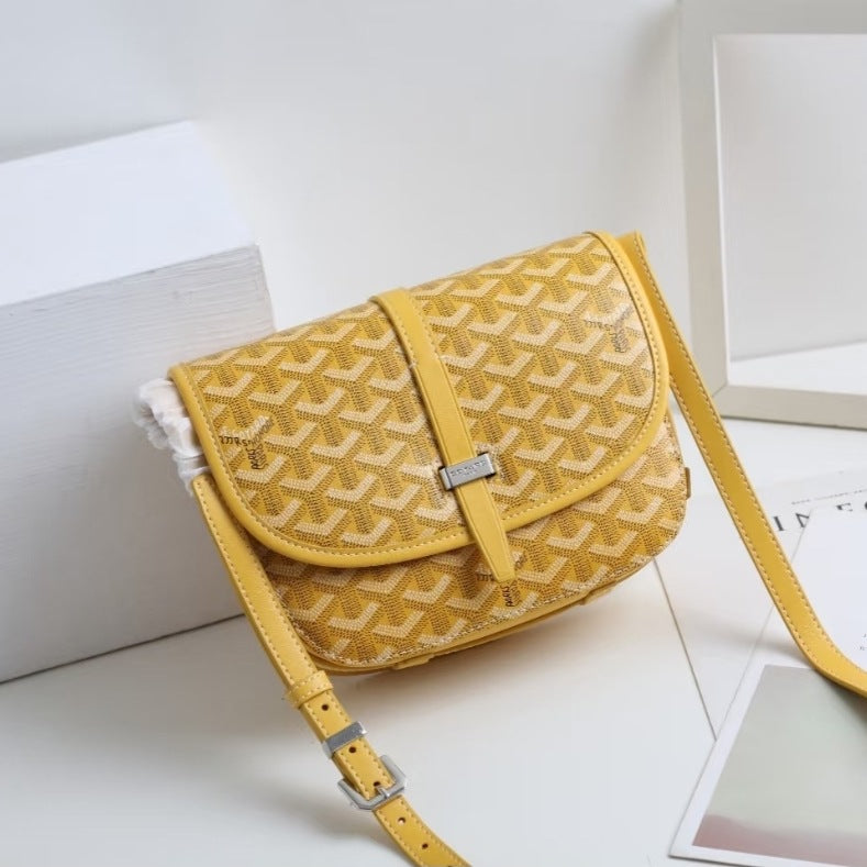 Goyar.....Belvedere Yellow bag — Timeless Design & Vibrant Style