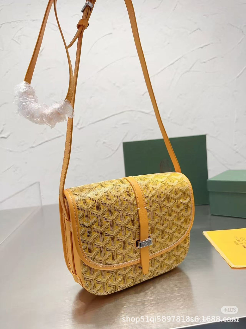 Goyar.....Belvedere Yellow bag — Timeless Design & Vibrant Style
