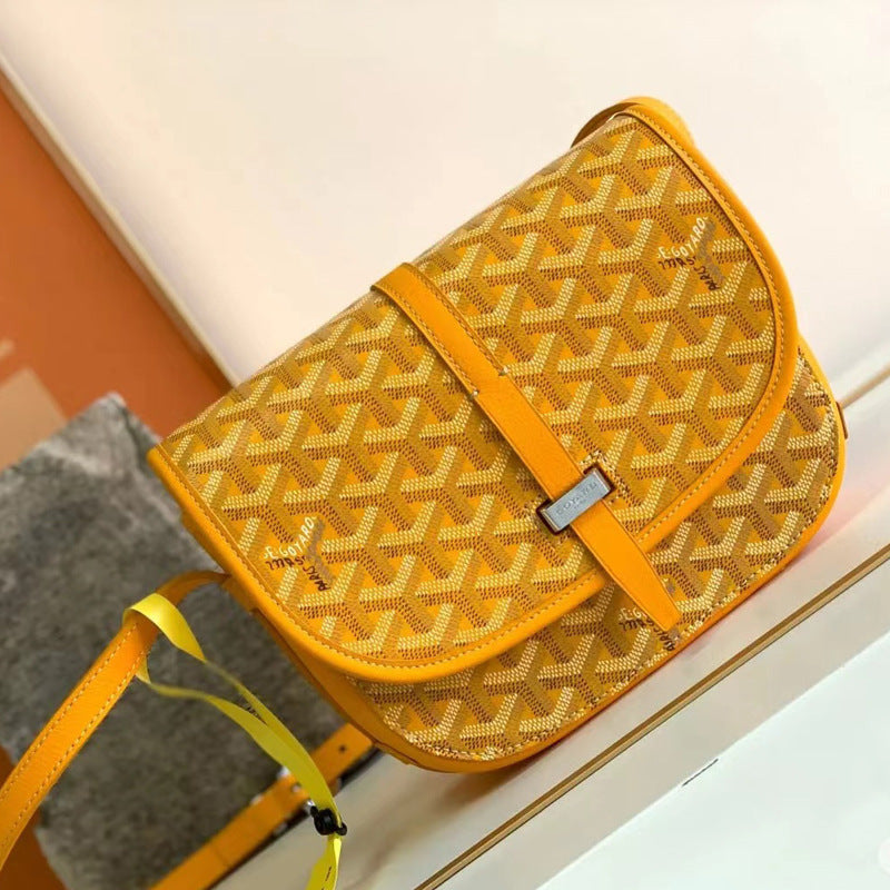 Goyar.....Belvedere Yellow bag — Timeless Design & Vibrant Style