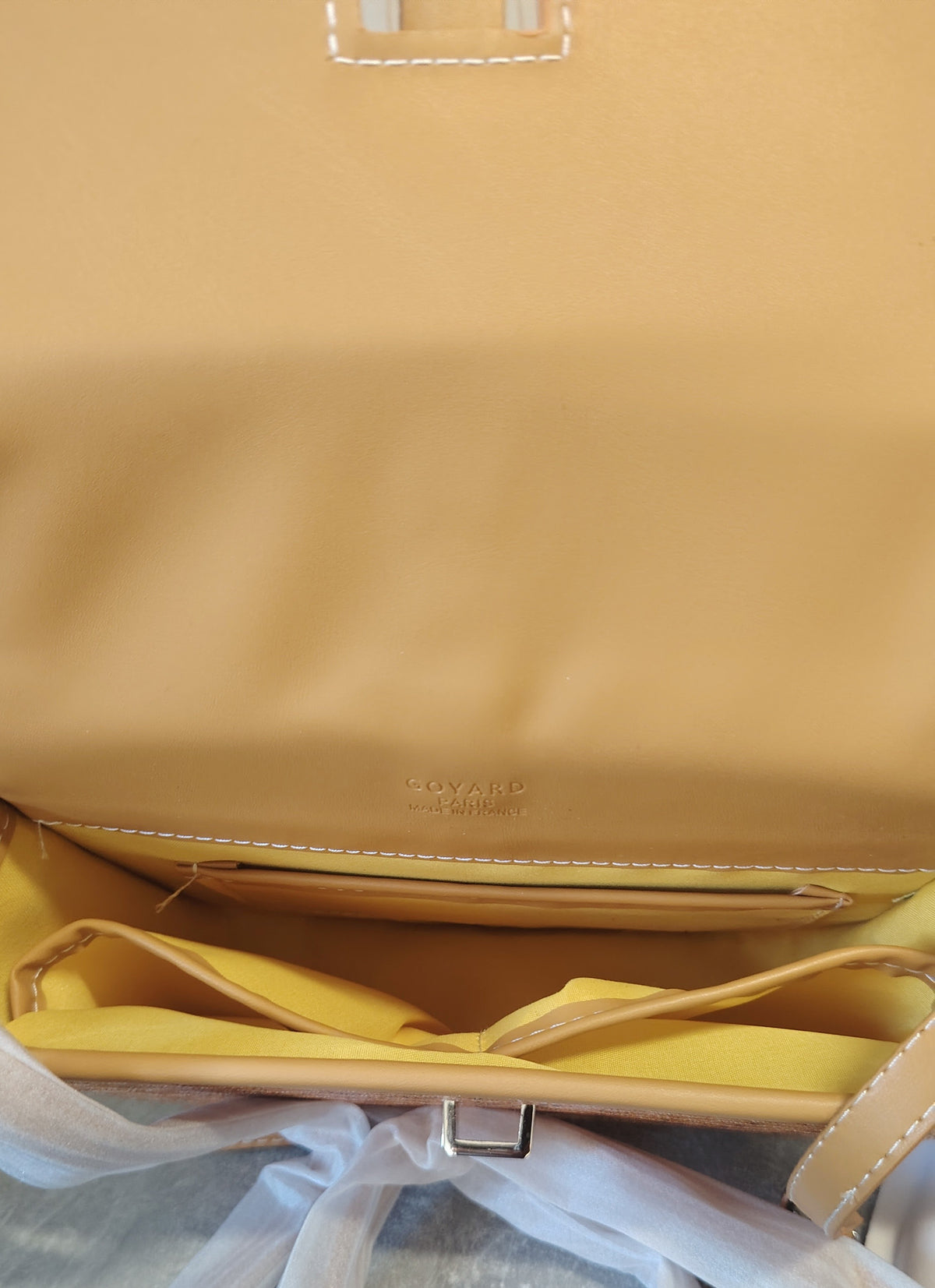 Goyar.....Belvedere Yellow bag — Timeless Design & Vibrant Style